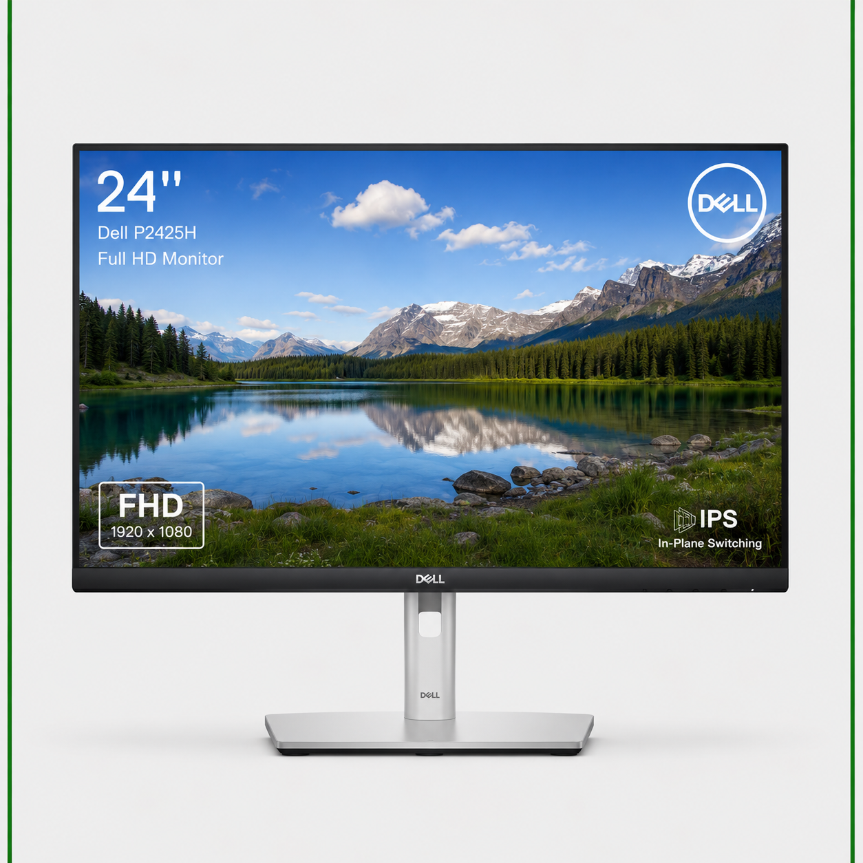 Dell 24-inch P2425H Full HD 1080p IPS Technology (1920 x 1080p) Monitor