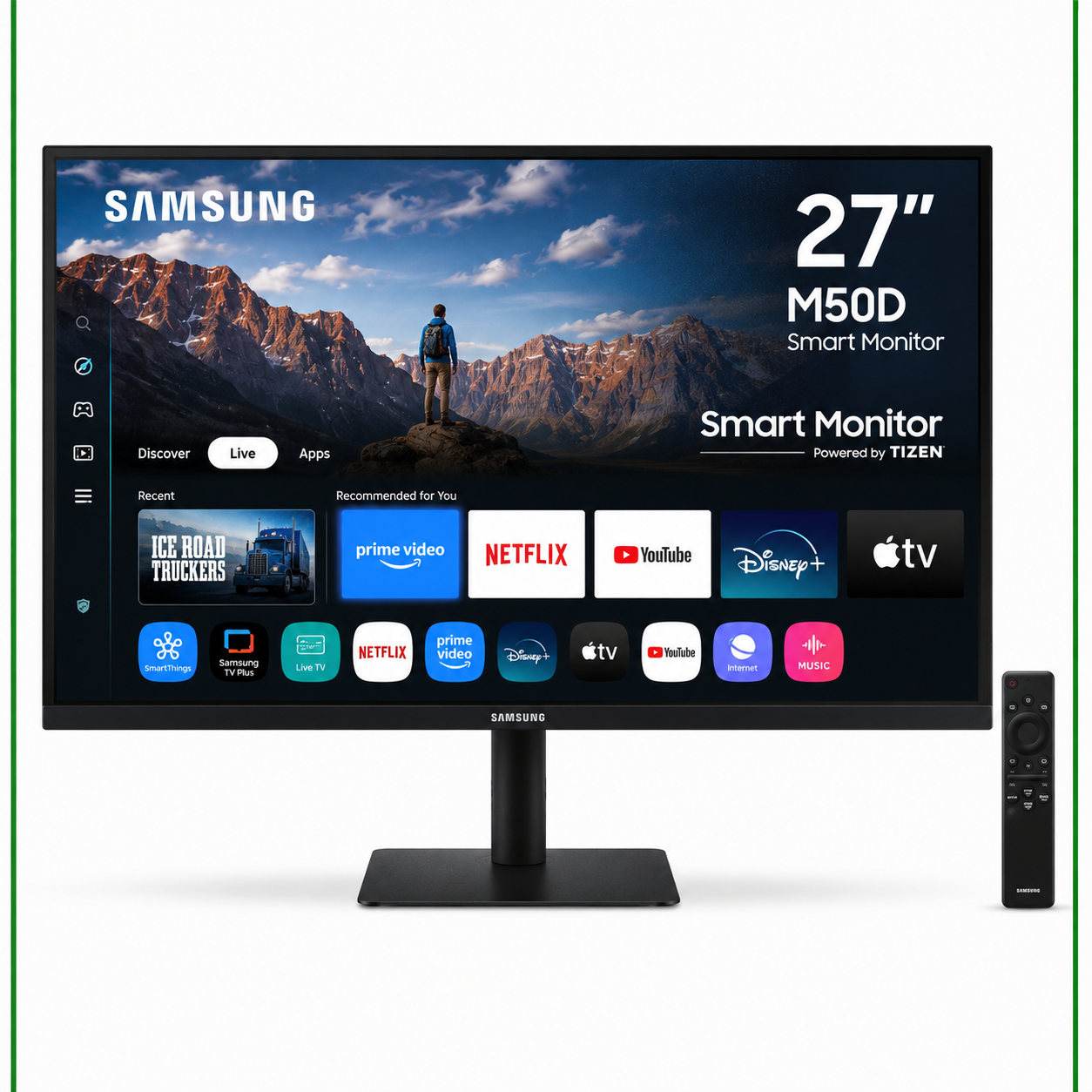 Samsung 27″ M50D (LS27DM500EMXUE) Smart Monitor
