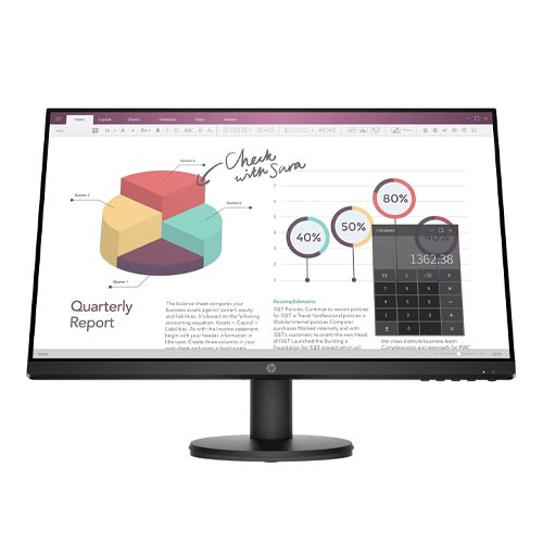 HP P24V G4 24" Diagonal FHD IPS Display Frameless Monitor VAT Inclusive