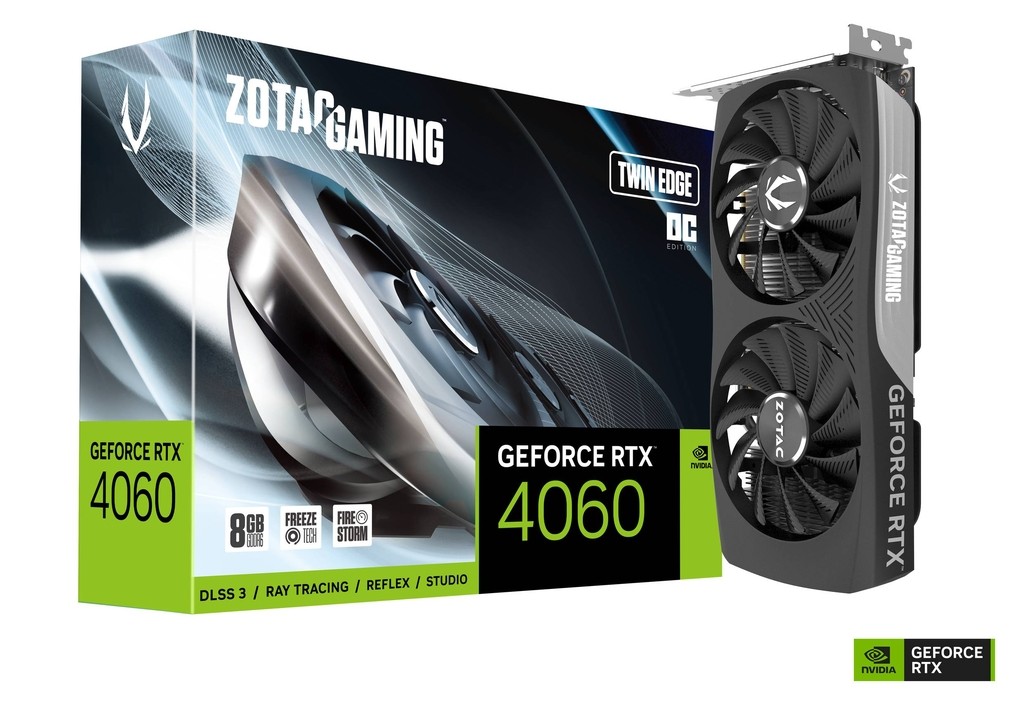 ZOTAC GAMING Geforce Nvidia RTX 4060 8GB Twin Edge OC Graphics Card