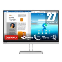 Lenovo L27i-40 FHD 27-inch Frameless Monitor with Speakers 100Hz