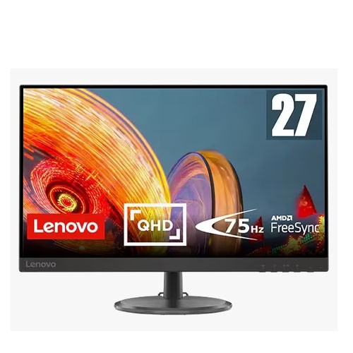 Lenovo C27Q-35 QHD 27inch Frameless Monitor